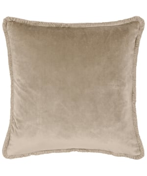 The popular Freya cushion collection combines a simplistic design with the elegance of fringed edges. A perfect cushion for a busy environment; either at home or in the workplace.