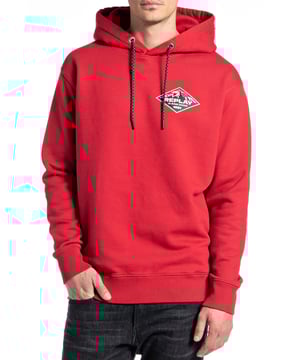 Sportieve hoodie met capuchon, trekkoord en logoprint.