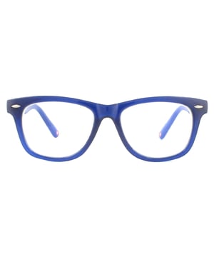 Montana Glasses Frames KBLF1 1B Blue Blue Light Block  are a lightweight, rectangular style frame which are designed with all day comfort in mind. The durable plastic frame have a contemporary appearance, yet classic shape which means they will look great across a wide range of face shapes and sizes. These kids Montana designer glasses have aspheric, Blue Light Block lens technology and scratch resistance, exceptional for a frame of this price.