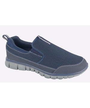 Be sure to get a comfort and supported stride with these Dek Neptune trainers. Designed with a easy slip on fit, memory foam footbed and durable outsole to ensure that no matter where you go that you are secure and comfortable in every stride
- Textile / synthetic upper
- Memory foam footbed
- Durable outsole
- Slip on fit
- Padded heel and ankle collar
- Heel and tongue pull tab for easy on / off wear