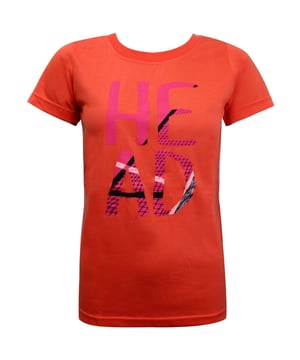 Camiseta gráfica de la cabeza Coral de manga corta para mujer 814214 CO