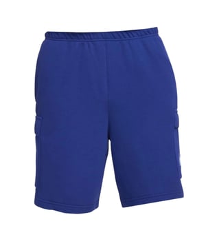 Nike Blue Shorts, Swoosh Logo, Elasticated Waist, 80% Cotton, 20% Polyester, 2 Large Side Pocket, Nike Loungewear, Blue Jogg Shorts,