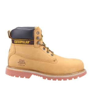 A heavy and light industrial welted work boot. Rugged and supremely comfortable.
-Padded collar and tongue
-Two speed lacing hooks for a secure fitment
-Conforms with EN ISO20345:2011
-Impact and compression resistant toe cap
-Slip resistance SRC 
- Resistance against slipping on both ceramic and steel surfaces covered with water and cleaning products
