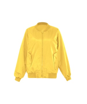 Het sportieve blousonjack van myMo ATHLSR past bij vrijwel alles en altijd. Gemaakt van een licht glanzend materiaal, voorzien van schuine klepzakken met drukknopen en comfortabele geribde manchetten. Gecombineerd met jeans en sneakers vormen ze een perfecte modecombinatie.  Jas