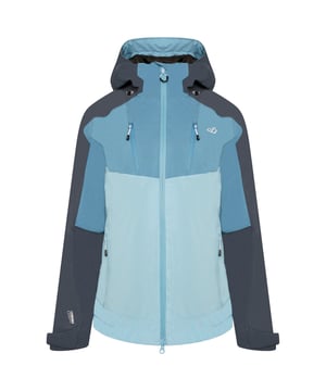 Materiaal: 100% polyester. Stof: Rekken. Ontwerp: Kleurenblok, Logo. Pasvorm: Ergonomisch. Stoftechnologie: Ared 20/20, Ademend, Waterdicht. Slijtvast, gereduceerde naden, Ritssluitingen onder de armen. Manchet: Verstelbaar, met treksluiting. Halslijn: Kapitein. Mouwtype: Met lange mouwen. Eigenschappen van de kap: Gegroeid op de kap. Zakken: Binnen, 1 veiligheidszak, 2 zijzakken, 2 borstzakken, ritssluiting. Bevestiging: Volledige ritssluiting.
