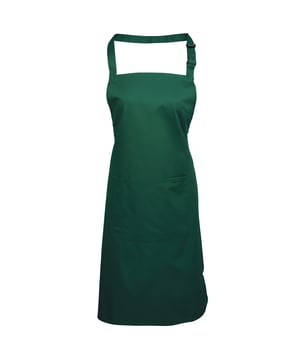 Set van 2. Klassiek eersteklas slabberschort met zak. Zelfgemaakte stoffen nek, zelfgemaakte stoffen banden van 90 cm lang. Schuifgesp. 60ºC Wassen. Maat één. Stof 65% Polyester, 35% Katoenen Twill Gewicht 195gsm Afmetingen Breedte 72cm, Lengte 86cm.