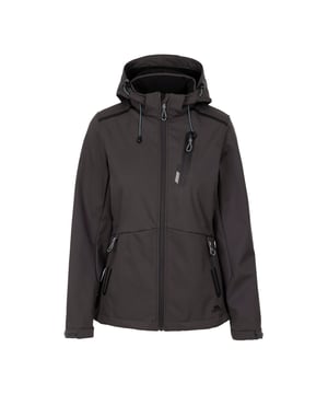 Material: 100% Softshell. Design: Einfarbig. Gewebe-Technologie: Atmungsaktiv, Langlebig, TP75, Wasserdicht, Winddicht. Manschette: Verstellbar. Ausschnitt: Kapuze. Ärmel-Typ: Langärmelig. Kapuzen-Merkmale: Verstellbar, Kordelzug, Knebelverstellung. Taschen: 1 Brusttasche, 2 Seitentaschen, Reißverschluss. Verschluss: Durchgehender Reißverschluss.