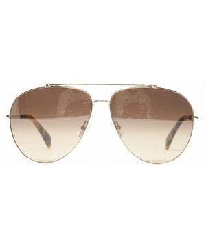 Experimente el lujo y la sofisticacin con las gafas de sol Lanvin LNV113S 740. Fabricadas con los mejores materiales, estas elegantes gafas de sol cuentan con proteccin 100% UVA/UVB y refinados detalles metlicos. Admire el estilo sofisticado de Lanvin con estas gafas de sol atemporales., Gafas de sol doradas, ancho del puente nasal = 13 mm, ancho de la lente = 61 mm, largo del brazo = 145 mm, estuche para gafas de sol de marca y pao de limpieza incluidos, proteccin 100 % contra rayos UVA y UV. Luz solar UVB y conformidad con la norma britnica EN 1836:2005, gafas de sol, estuche para gafas de sol, pao de limpieza e instrucciones de cuidado, todo incluido, gafas de sol doradas