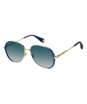 Marc Jacobs Vrouwen Zonnebril MJ-1080-S-LKS - Materiaal: Metaal - Kleur frame: Goud - Afmetingen: 56/18/145 mm (Diameter lens / Brug formaat / Lengte veren)