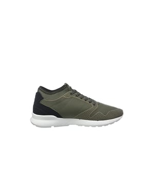 Le Coq Sportif Omicron Tech Modern LaceUp Green Synthetic Mens Entrenadores 1810329