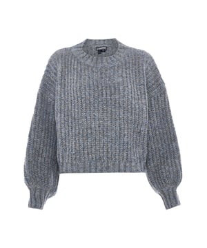 Bereichern Sie Ihre Knit Wear mit dem Grobstrick-Pullover von DreiMaster Vintage. Gefertigt aus einem weichen Acryl-Garn ist der Pulli lässig gestrickt und schließt mit weiten Ärmeln ab.  Pullover Sweater