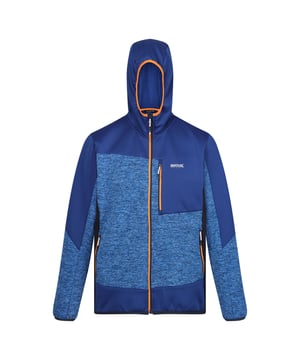 Materiaal: Elastaan, Gerecycleerd Polyester. Stof: Fleece, Gebreid, Marl. Ontwerp: Kleurenblok, Logo. 240 g/m². Stoftechnologie: Duurzaam, Ergonomisch, Flexibel. Eigenschappen van de kap: Grown On Hood, Stretch Binding. Hem: Stretch Binding. Extol Stretchpanelen. Halslijn: Kap, staande kraag. Mouwtype: Met lange mouwen. Manchet: Stretch Binding. Zakken: 2 onderste zakken, 1 borstzak, rits. Bevestiging: Volledige ritssluiting.