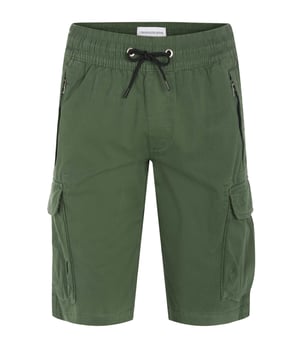 97% algodón, 3% elastano; pantalones cortos de mezclilla Calvin Klein; Modelo: J30J317990LDT; Mano de obra de alta calidad; Mezcla de algodón suave; Dos bolsillos laterales, un bolsillo trasero; Dos bolsillos laterales en la pernera del pantalón; cinturilla elástica con cordón; Detalles del logotipo de Calvin Klein Jeans
