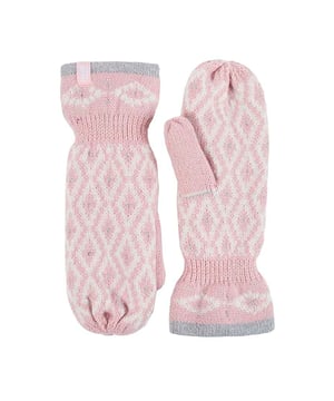 Con Heat Holders, sabes que el calor es una garantía. Por eso, Heat Holders ha desarrollado un par de manoplas de invierno para mujer. Con estas manoplas te aseguras de que desde la muñeca hasta la punta de los dedos estén calentitos, incluso en las condiciones más duras. Estas manoplas Heat Holders están fabricadas con hilo térmico de alto rendimiento especialmente desarrollado por Heat Holders, que proporciona aislamiento contra el frío con una capacidad superior de transpiración de la humedad. El interior de estas manoplas está fabricado con el forro polar de felpa Heat Holders, Heat Weaver. Esta capa aislante maximiza la cantidad de aire caliente que se mantiene cerca de la piel. Así estarás más abrigado durante más tiempo. Estas manoplas para mujer son elegantes y cálidas, con un elegante estampado invernal de rombos en todo el guante, que te asegura estar abrigada y a la moda en los meses de invierno. Están disponibles en talla única y en 4 colores. Exterior: 77% acrílico, 22% poliéster, 1% elastano. Forro: 100% poliéster. (Las cantidades exactas de material exterior varían según el color).