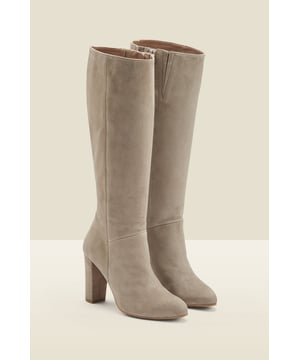 Donna karan lara suede boots hot sale