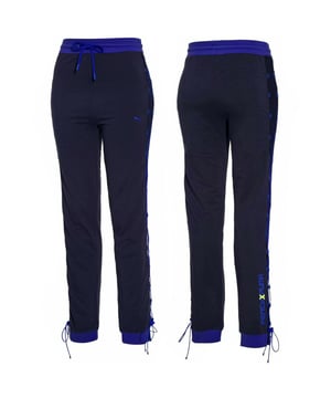 Puma x Rihanna Fenty Mujer Pantalones con cordones Joggers Azul marino 577288 02