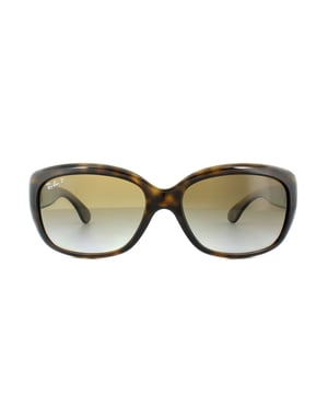 Lunettes de soleil Ray-Ban Jackie OhH 4101 710/T5 Tortue Dégradé brun polarisé L'inspiration originale de toutes les lunettes de soleil surdimensionnées Jackie O a maintenant eu son inspiration immortalisée dans ces magnifiques lunettes de soleil surdimensionnées de Rayban.