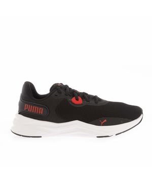 Mens Puma Disperse XT 3 Knit Trainers in black - white.- Textile upper.- Lace fastening.- Lightly padded ankle and tongue.- SoftFoam+ insole for optimal cushioning and comfort.- Reinforced heel.- One-piece CMEVA midsole and outsole.- Rubber pods are strategically placed for durability and traction.- Ref: 37901002