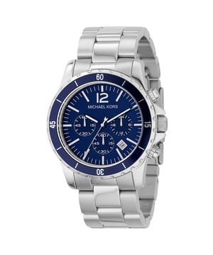 Michael Kors MK8123 - Reloj para hombre cuarzo acero inoxidable• material: acero inoxidable• cristal: minèral• pulsera: acero inoxidable• correa: plata azul• resistencia al agua: 100 m (10 ATM)• tamaño de la caja: 45 mm
