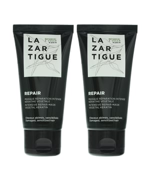Lazartigue Intensive Repair Mask Vegetal Keratin is a high-performance hair mask designed to deeply nourish and repair damaged, brittle, and over-processed hair. It is enriched with a potent blend of plant-based ingredients that work together to strengthen and fortify the hair from within. The mask has a rich and creamy texture that spreads easily through the hair, coating each strand with a protective layer that helps to prevent further damage.