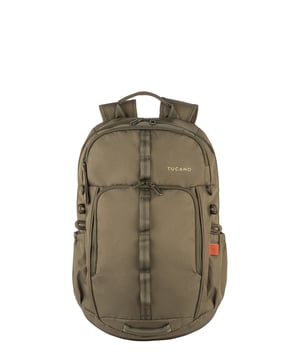 Unisex-Rucksack mit Reißverschluss. zwei offene Innentaschen. Zwei Frontreißverschlüsse und zwei offene Seitenreißverschlüsse. Außentaschen. fehlender Schultergurt.  Griff aus recyceltem Polyethylenterephthalat. ein Innenfach.  externes Material.  Innenraum aus recyceltem Polyethylenterephthalat. Maße: 28,5x45,5x13,5 cm. Modeprodukt