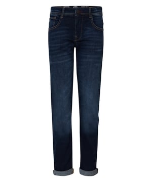 De Turner jeans heeft een regular tapered fit. De broek valt wat wijder aan de bovenkant en loopt dan wat smaller naar de enkel.Turner jeansRegular tapered fitT/m maat 146: haak-oog sluitingT/m maat 152: knoop-en ritssluiting98% katoen, 2% elastaan