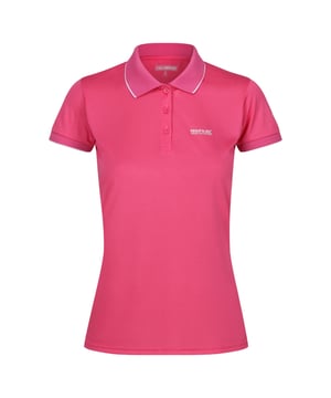 Materiaal: 100% polyester. Poloshirt met korte mouwen van hoogpolig, sneldrogend jersey materiaal. De zacht aanvoelende mergpolyester stof zorgt voor een verkoelende luchtstroom en is zacht om te dragen.. Gesneden met een klassieke drieknops sluiting en licht geribbelde kraag en manchetten. Met de handtekening Regatta-afdruk op de kist. Maat (borst): (6 UK) 30in, (8 UK) 32in, (10 UK) 34in, (12 UK) 36in, (14 UK) 38in, (16 UK) 40in, (18 UK) 43in, (20 UK) 45in, (22 UK) 48in, (24 UK) 50in, (28 UK) 54in, (30 UK) 56in, (32 UK) 58in, (34 UK) 60in, (36 UK) 62in.