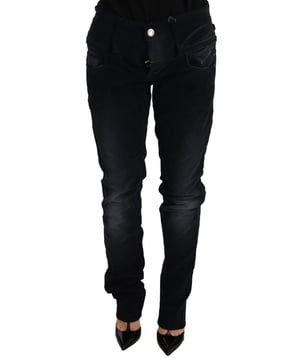 100% Authentic ACHT Jeans
  Crafted from Quality cotton
  Slim fit cut with zipper and button closure
  Dark blue washed color
  Relaxed double fit model
  Logo details
Material: Cotton