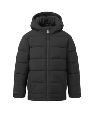 Super warm and wind resistant, our Harecroft premium quilted jacket for boys stands up to adventures outdoors on the coldest days and makes a great school coat too. Designed in West Yorkshire, where we know how to dress for the wildest winter weather, this coat is quilted in chunky baffles and has a warm, insulated filling and two lower pockets that double up as hand warmers. It has a fixed, insulated hood with a Vecro adjuster tab at the back, so it can be shaped around the face to keep the wind at bay. There is a full length, easy pull zip at the front in a tonal colour to match the lining and, for safety, there are neat reflective prints above the cuffs and back hem that stand out against car lights for increased visibility at night. Just like our adult jackets, you'll find our iconic embossed rubber Yorkshire Rose badge on the sleeve.