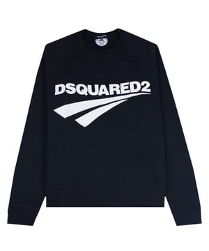 100% Cotton; Dsquared2 sweater;  Model: S74GU0451;  High quality manufactured;  Soft cotton;  Regular fit;  Crew neck, long sleeves;  Dsquared2 logo details