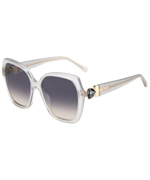 Gender: Women
Main color: Grey
Frame color: Grey
Frame material: Acetate
Lenses color: Grey
Lenses material: Plastic
Style: Butterfly
Protection: 100% UVA & UVB
Grosse: 57-18-140
Lenses width: 57
Bridge width: 18
Temples length: 140
Spring hinge: Yes
Shipment includes: Branded case
Rim style: Full-Rim