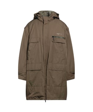 Off-White Reversible Coverall Military Green Jacket. This Off-White Green Reversible Jacket features a Removable sleeve. Its windbreaker fabric also provides excellent protection against the elements.. Central Zip Closure, Additonal Closure Flap. Removable Sleve, Branded Logo On Chest, Made in Italy. 70% Polyester, 30% Polyamide. Style Code: OMEA199F19F23026 4301