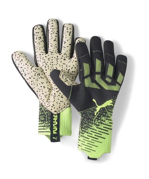 PRODUCT STORY: Your opposition doesn’t stand a chance when these gloves are your first line of defence. Your hands will enjoy maximum freedom of movement but feel completely supported due to the varying 3D elasticities in the backhand fabrication. Ball control is unequalled with the tight, negative fit and thumb wrap, delivering exceptional close contact. Enjoy off-the-scale-sticky grip with the 4mm ELITE+ DUAL GRIP Latex and peak punching power thanks to the silicone tape details. DETAILS: ELITE+ DUAL GRIP Latex; 3D knitted backhand; Thumb wrap; Silicon tape; Polyester, Spandex, Latex and PU.