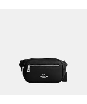 Elias Mini Belt Bag in Pebbled Leather Length 21.5cm,  Width 5.5cm, Height 11.5cm