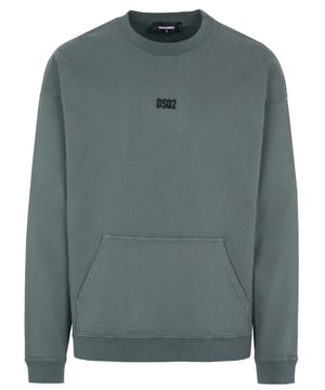70% katoen, 28% lyocell, 2% elastaan; Dsquared2 trui; Model: S74GU0554 858; Hoogwaardige afwerking; Zachte katoenmix; Oversized pasvorm; ronde nek; lange mouw; Eén voorvak; Dsquared2-logodetails