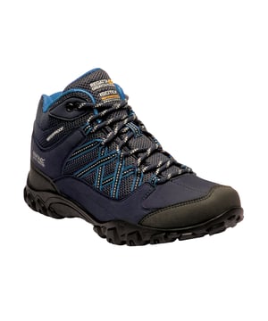 Material: PU nubuck: 100%. Hydropel water resistant technology. Isotex waterproof footwear. Seam sealed with internal membrane bootee liner. PU nubuck and breathable mesh upper. Deep padded neoprene collar and mesh tongue. Rubberised toe and heel bumpers. EVA comfort footbed. Stabilising shank technology for underfoot protection and to reduce foot fatigue. Lightweight low profile rubber outsole. Great grip and hardwearing.