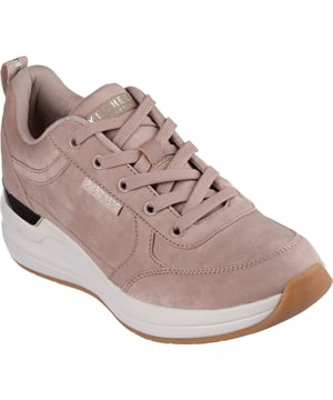 Geef je outfit een modern tintje met de Skechers Billion 2 Prissy N Plush sportschoenen. Ze zijn bevestigd met een vetersluiting en hebben een voering van microfiber chenille en een Air-Cooled Memory Foam binnenzool voor comfortabel dragen de hele dag door.