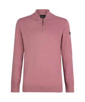 Jersey de hombre de la marca Presly & Sun. El jersey de Presly & Sun está hecho de algodón orgánico y tiene un corte recto. El suave algodón proporciona una gran comodidad.  Marca: Presly & SunNombre del modelo: Lewis Zip Knitted Pullover Categoría: jersey de hombreMateriales: algodónColor: rosa viejo