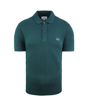 Lacoste Slim Fit Korte Mouw Collared Teal Herenpolo PH4012 E76