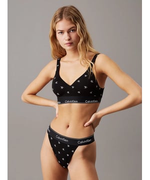 Calvin Klein MODERN COTTON Womens Lift Bralette Black Diamond Logo Print
Item Weight: 0.11 KGProduct Code: 000QF7900EPCS