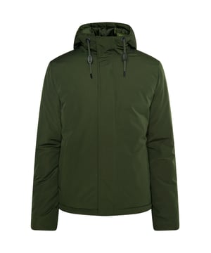 Klassiek, functioneel en geschikt voor zakelijk gebruik! De gewatteerde winterjas van DreiMaster Klassik bestaat uit een stevig, robuust en toch elegant buitenmateriaal. Dankzij het katoenaandeel voelt het zacht aan, wat de hoogwaardige uitstraling onderstreept. Het synthetische vulmateriaal zorgt bovendien voor een ideale isolatie. Een vaste capuchon heeft een trekkoord en kan met het koord individueel worden aangepast. Twee ruime klepzakken bieden veel opbergruimte.  winterjas