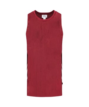 Adidas Dames Losse Trefoil Tanktop Trainingsvest Bordeaux BR4571