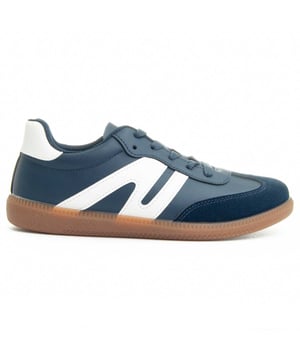 Casual sneaker voor dames. Comfortabele pasvorm. Gevoerde binnenzool. Antislip zool. Versterkte stiksels. Door andere merken voor ons merk gemaakt.