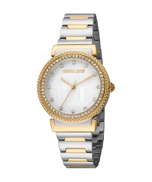 RC5L039M0085 Roberto Cavalli 4894626190476 Reloj de mujer de cuarzo en acero inoxidable plateado 5 ATM 32 mm