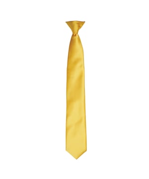 Glänzend satinierte Clip-Krawatte. Schmale Klingenbreite, 3,34" / 8,5cm. Hergestellt aus OEKO-TEX Standard 100 Gewebe. Clip-Verschluss aus Stahl. Material: 100% gewebtes Polyester-Satin-Gewebe.