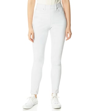 31 Denim Stretch Jegging from Roman. The comfort of a legging with the look of a jean, these comfortable jeggings feature an elasticated waistband and two back pockets for a classic and easy outfit. Wear with ankle boots and a stylish top for a great casual look.