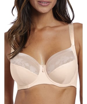 Fantasie Illusion Side Support Bra. Three piece cup with wide wires, soft handle fabric and a neckline stretch band. Product is made of 85% Nylon/Polyamide, 15% Elastane and is hand-wash only.