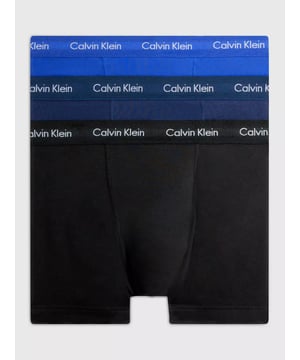 Reiss Blue Multi Calvin Klein Underwear 3 Pack Trunks