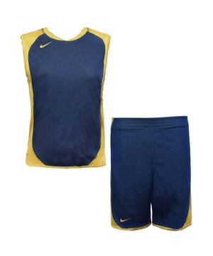 Nike Basketball Sleeveless Stretch Waist Navy Blue Kids Set 237617 464