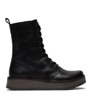 Las botas de tobillo con cordones casuales RAMI043FLY de Fly London son una incorporación elegante y práctica a su colección de calzado. Estas botas, confeccionadas con cuero de alta calidad con un forro de microfibra suave, brindan comodidad durante todo el día y un uso sin abrasión. El sistema de cordones clásico se combina con una conveniente cremallera lateral para ponérselas y quitárselas fácilmente. Con una plantilla acolchada con espuma y forro de microfibra y una suela de cuña de goma duradera, estas botas garantizan amortiguación, agarre y tracción, perfectas para el uso diario, parte superior de cuero de primera calidad con forro de microfibra suave, cordones con cremallera lateral para un uso fácil Plantilla acolchada con espuma, suela de cuña de goma duradera para un mejor agarre, tacón plano para una comodidad durante todo el día.